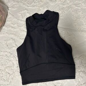 lululemon athletica Black Crop Top